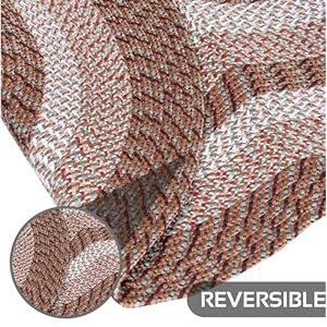 Better Trends Country Braid Collection is Durable and Stain Resistant Reversible Indoor Area Utility Rug 100% Polypropylene in Vibrant Colors, 40" x 60" Tri-Circle, Straw Stripe Better Trends Country Braid Collection is Durable and Stain Resistant Reversible Indoor Area Utility Rug 100 Polypropylene in Vibrant Colors 40 x 60 Tri Circle Straw Stripe