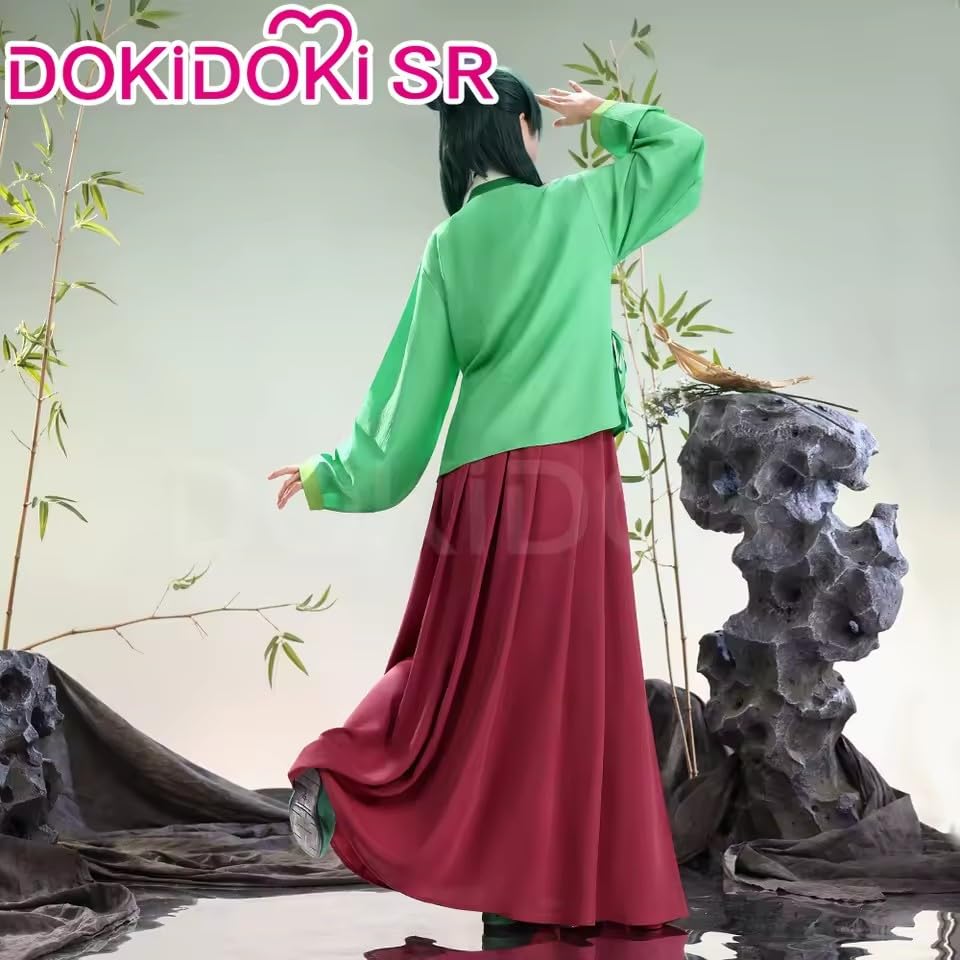 KIRA KIRA Maomao Cosplay Costume Doki-SR The Apothecary Diaries Maomao Cosplay Kimono Costume Uniform Outfit: 3X-Large