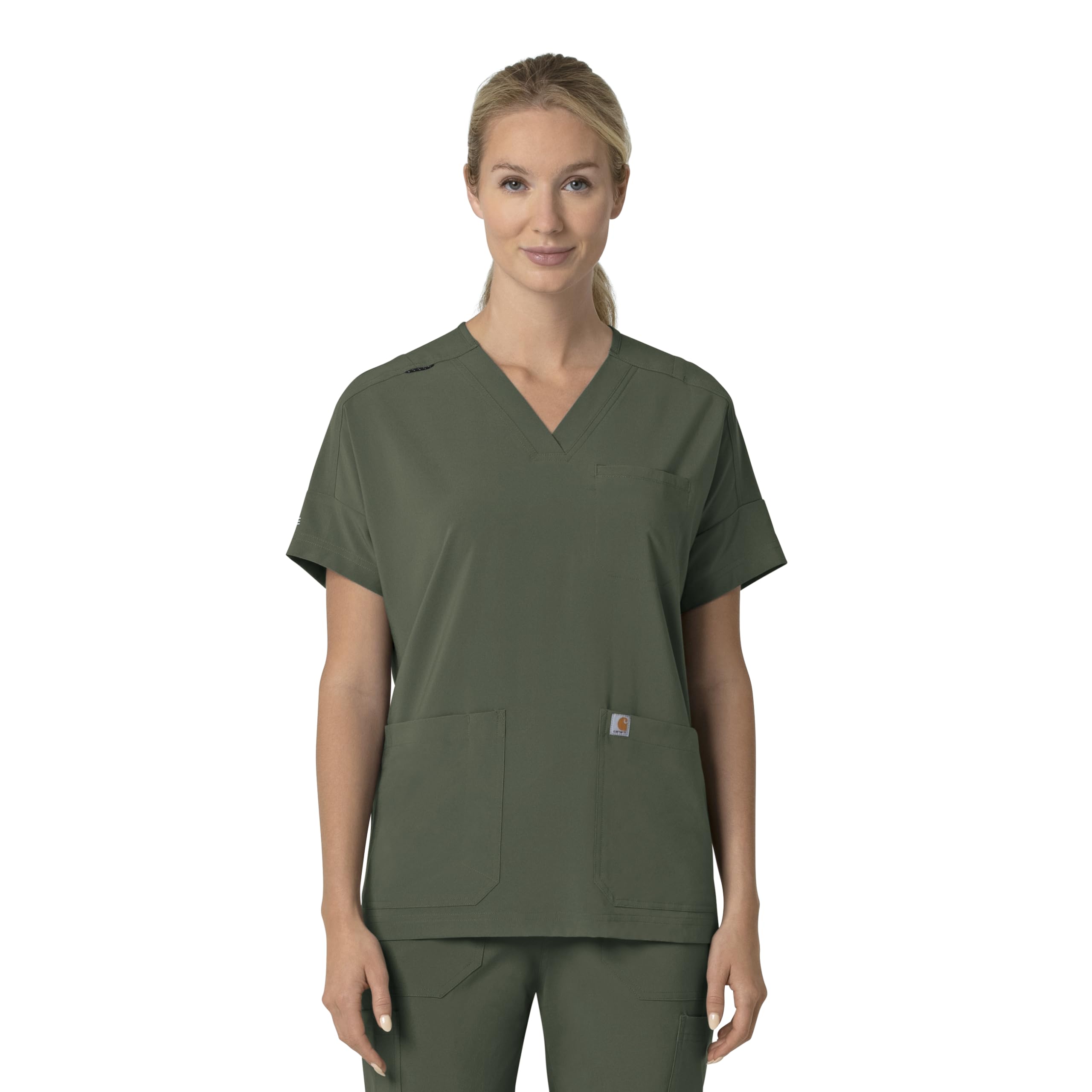 Carhartt Scrubs C13110 Women's Force® Cross-Flex Modern Fit Oversized V