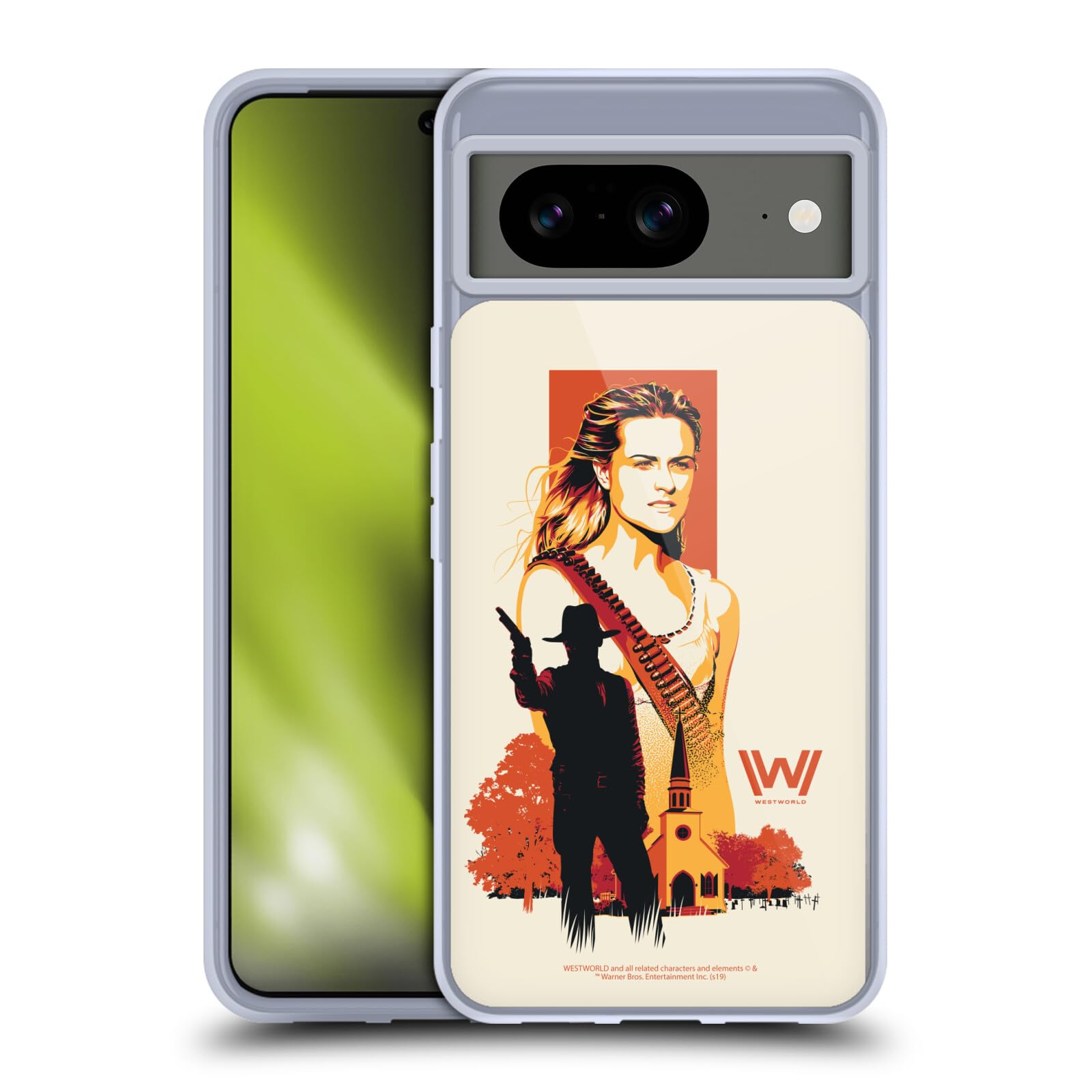 Funda de Gel para Google Pixel 8 Westworld Wyatt compatible con MagSafe 7