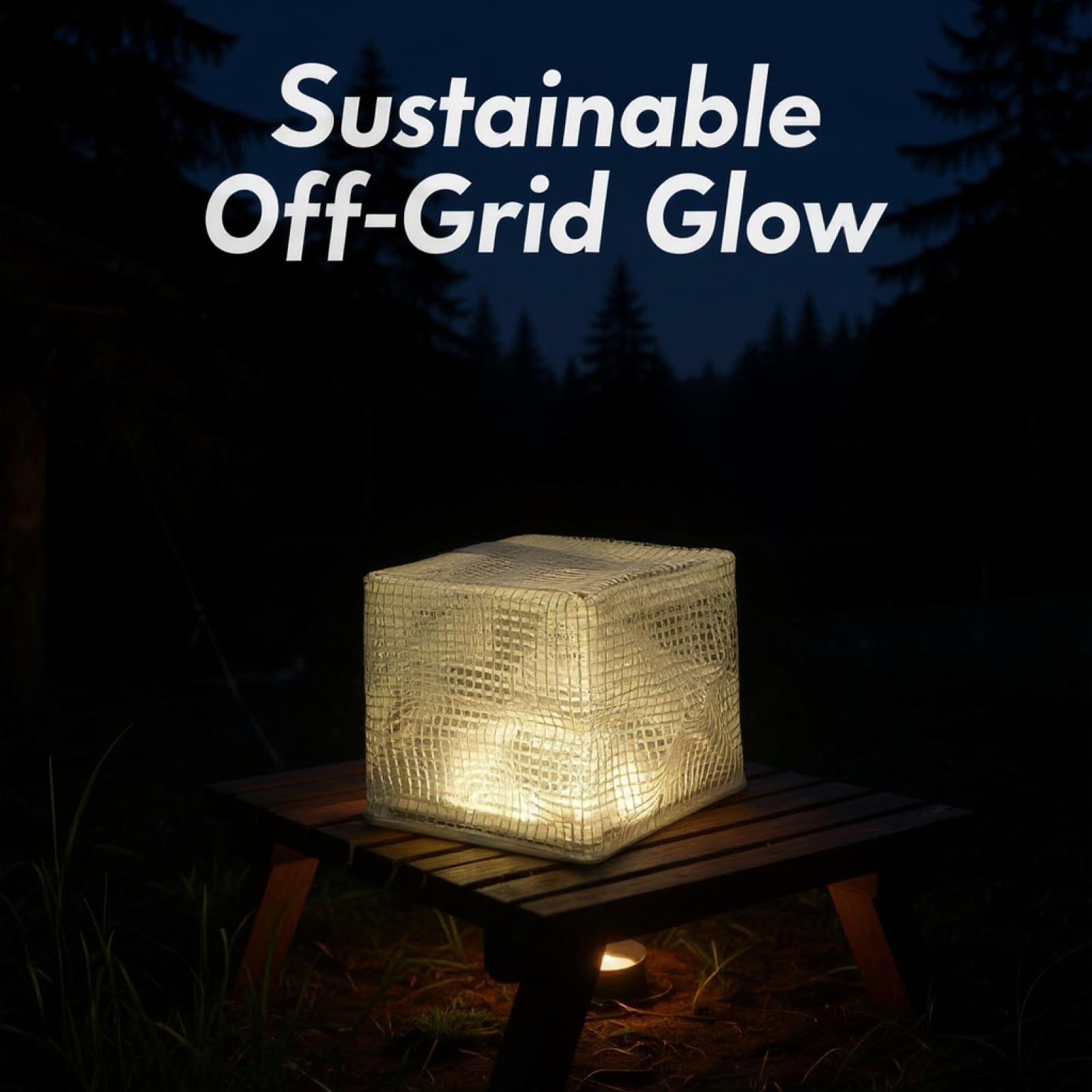 Linterna solar para camping, luz LED plegable para tienda de campaña con flash de ráfaga, luz de emergencia al aire libre, 3.9 pulgadas/10 cm, cuadrada, blanco cálido, linterna solar recargable para