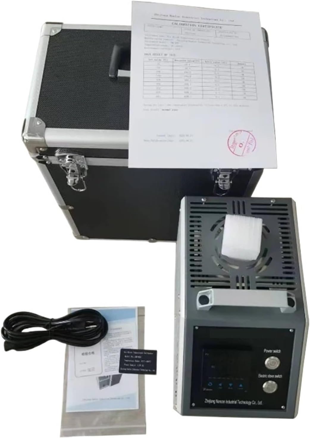 Arionyx 30℃ ~ 650℃ Portable Dry Block Temperature Calibrator NM-650(30C - 650C AC 220V)