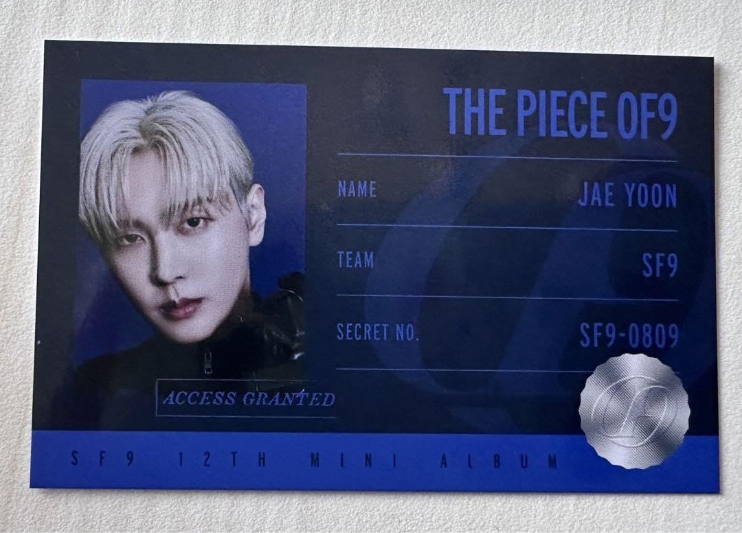 Amazon.co.jp: SF9 THE PIECE OF9 MD 購入特典 ジェユンIDトレカ