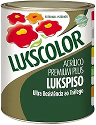 Tinta Lukscolor Lukspiso Premium Plus Cinza 900ml