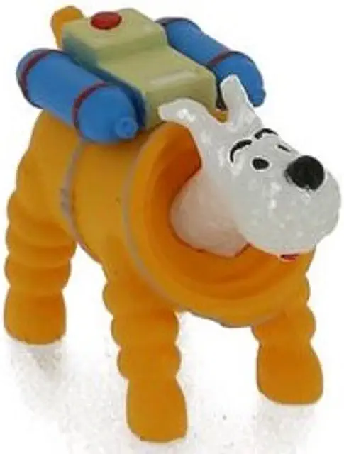 Figurine Tintin Milou cosmonaute 9cm Moulinsart - Collection officielle