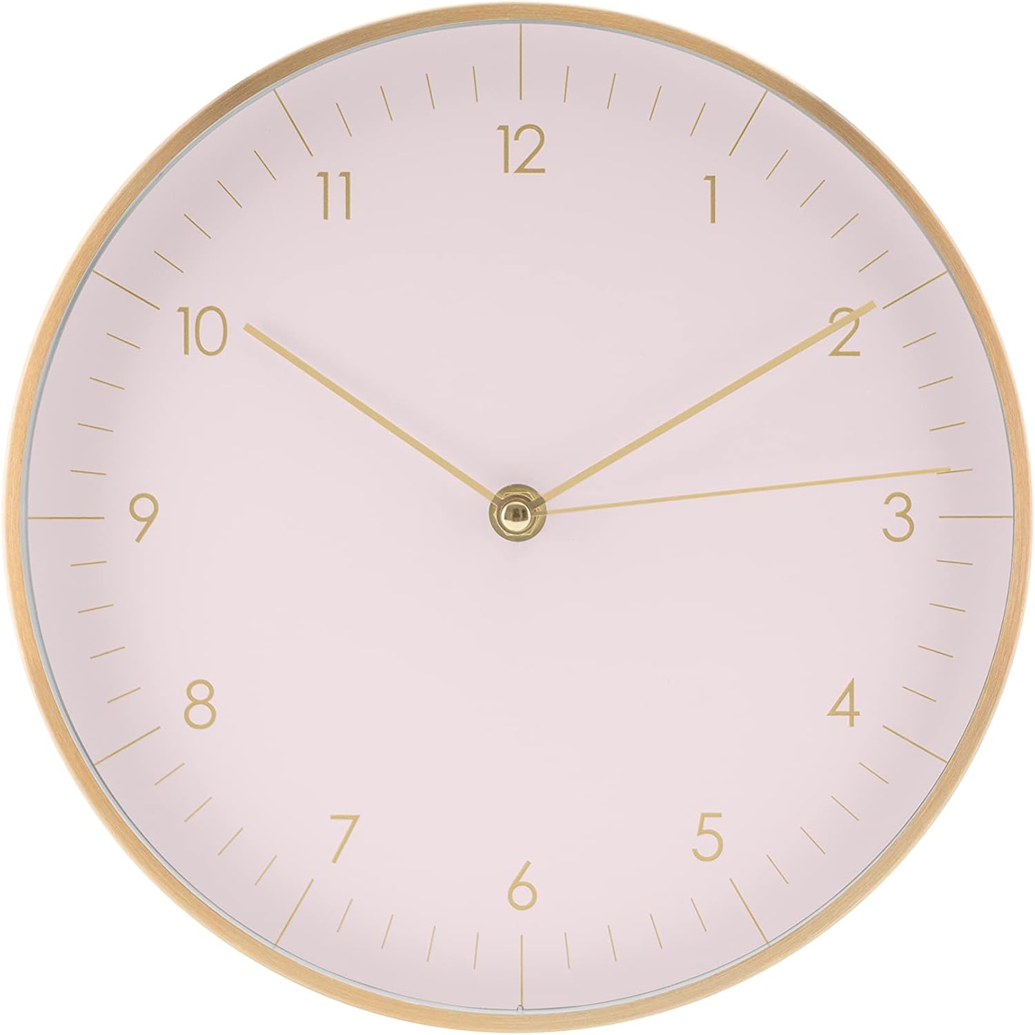 LUUK LIFESTYLE Quartz wall clock with silent movement, modern and