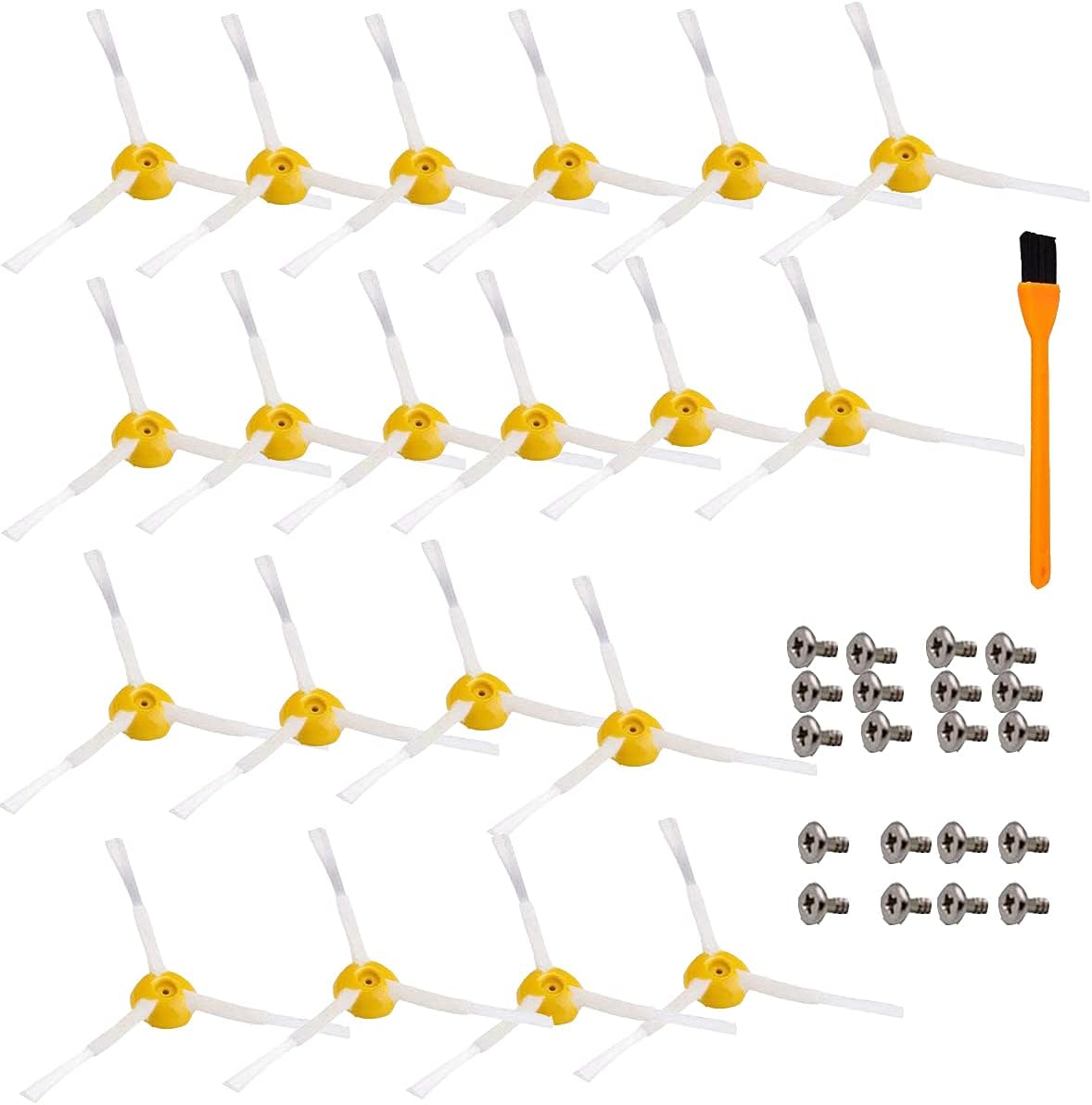 Hongfa Replacement Brush Parts for i-Robot Roomba 981 980 960 860 870 877 880 890 891 895 805 Vacuum Cleaner, 20 Pieces Roomba 800 & 900 Series Side Brush Accessories