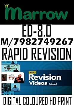 EDITION-8 MARROW RAPID REVISION NOTES HD COLOURED PRINT LATEST EDITION 2024-2025