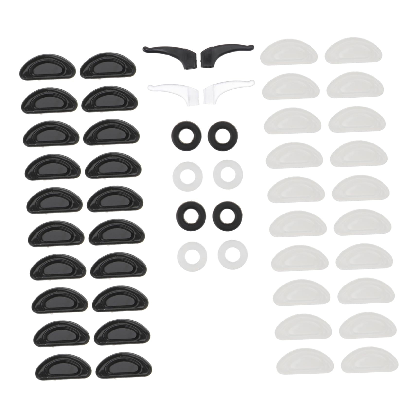 KOMBIUDA 1set Glasses Anti-Slip Cover Ear Anti-Skid Nose Eyeglasses Nose Pad Padding for Glasses Accessory Round Glasses Circle Glasses Eyeglass Accessories White