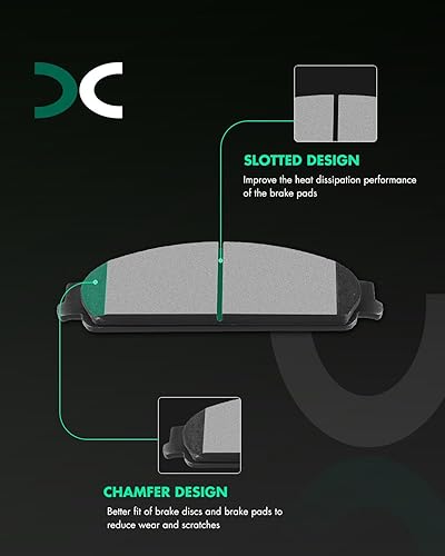 Vista 172 de SCITOO - Juego de pastillas de freno de cerámica
