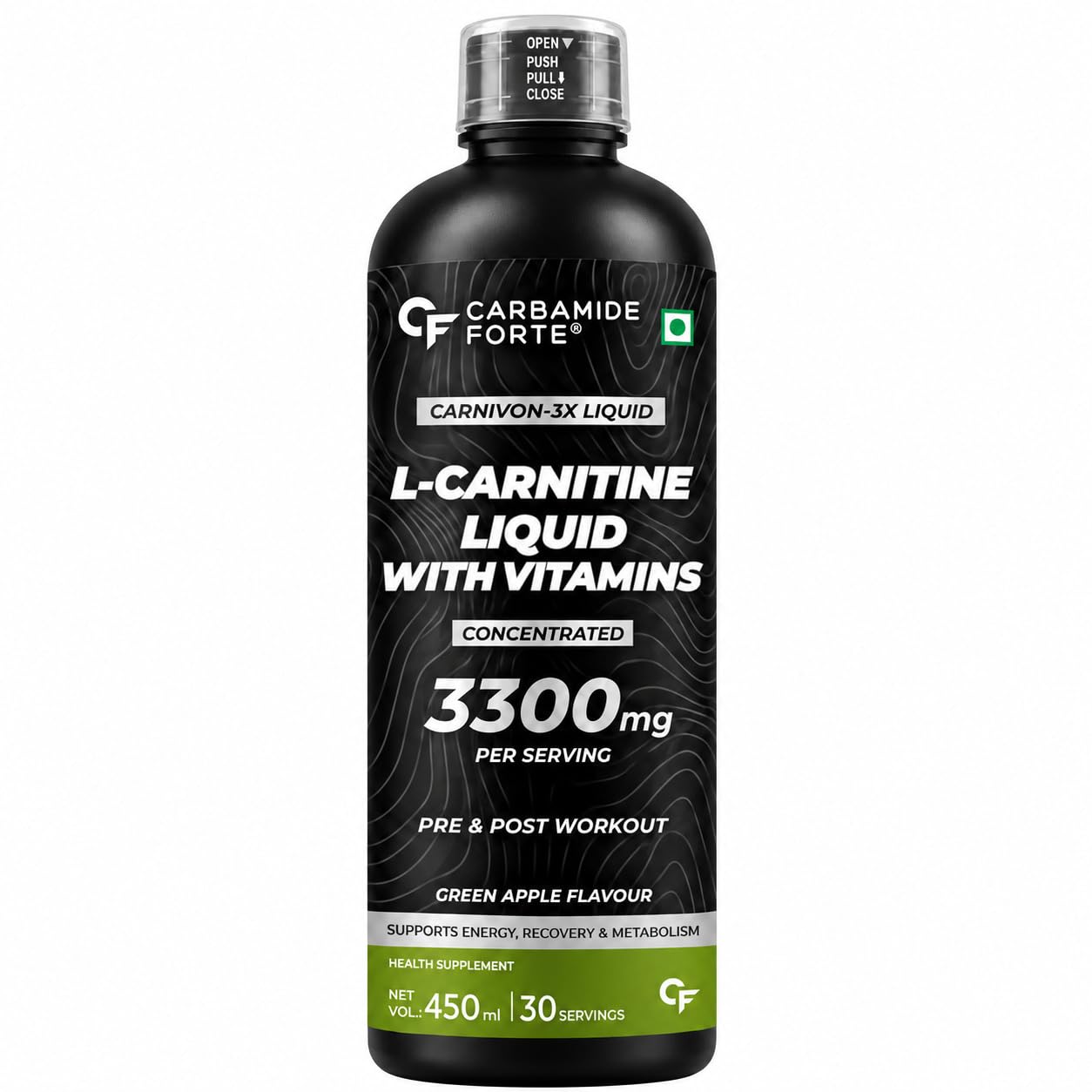 Carbamide Forte L-Carnitine Liquid 3300mg Per Serving | L Carnitine Supplement For Fat Burn, Muscle Recovery & Energy | Pre & Post Workout Supplements With Added Vitamins | Mango Flavour - 450ml — Amazon image 13