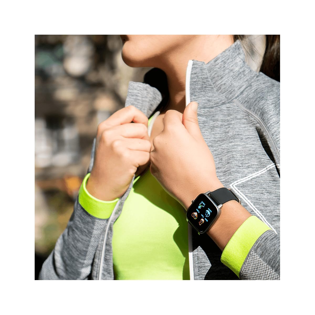 Radiant - Colección Queensboro - Reloj Inteligente, Smartwatch con Pulsometro, Tensiometro, Monitor de Sueño y función de Pulsera Actividad Digital. para Hombre y Mujer. Compatible con Android iOS