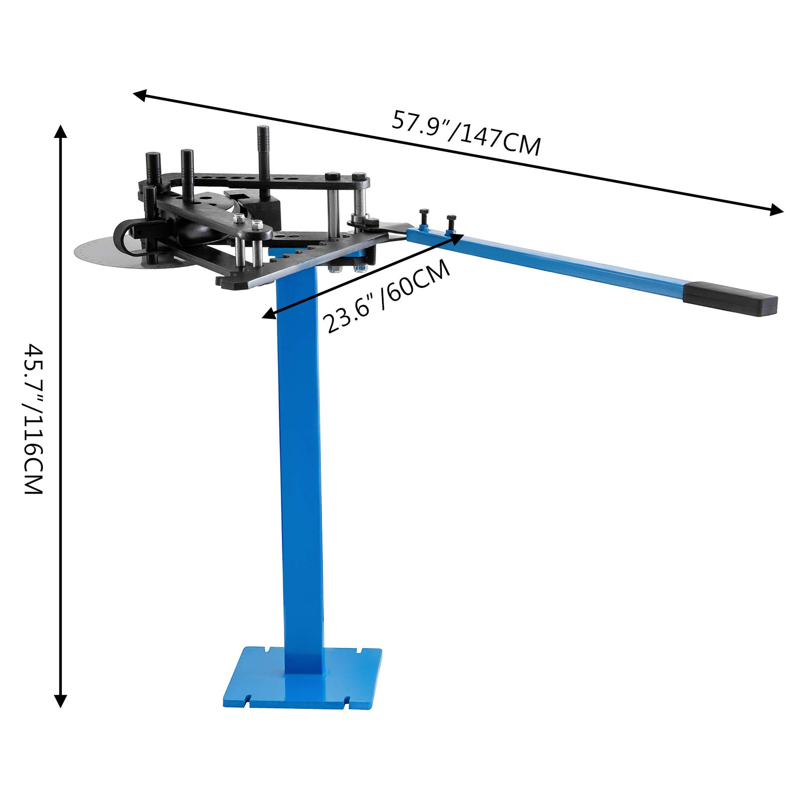 VEVOR Tube Bender Max Bending Degree 240°,Heavy Duty Metal Pipe and