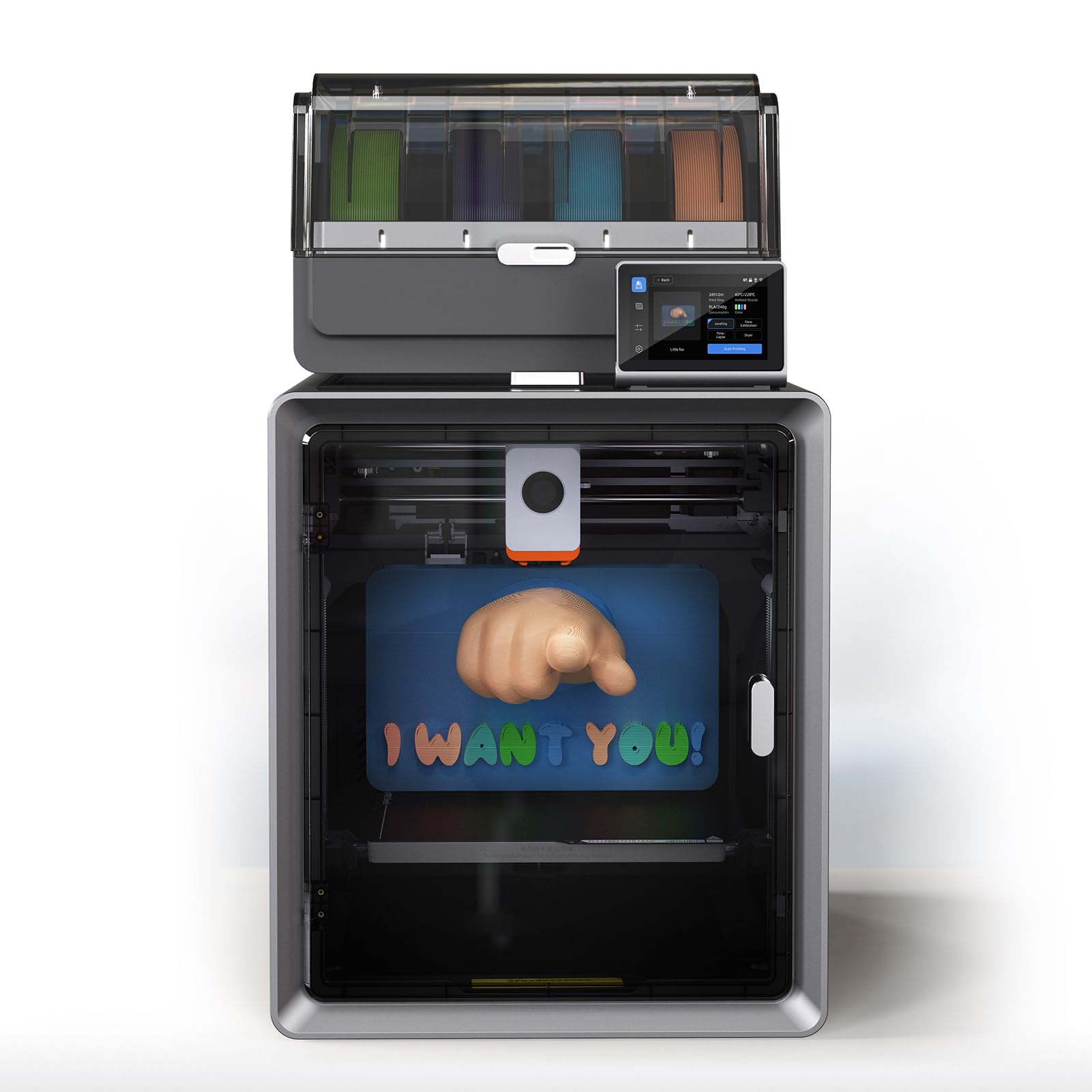Szybka Drukarka 3D S1 z suszarką do Włókien ACE Pro dla Entuzjastów i Profesjonalistów Druku Wielokolorowego PLA/TPU/ABS/ASA (Wtyczka UE)