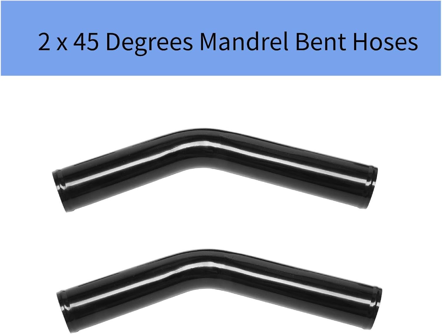 SUNROAD 28" x 7" x 2.5" Universal Turbo Intercooler with Intercooler + 8pcs Bent Hoses + 6pcs Straight Couplers + 2pcs 90 Degrees Elbow Couplers + 16pcs Clamps, Black