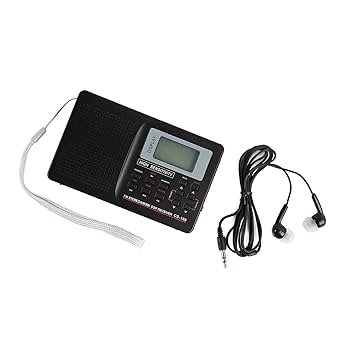 視覚障害者・高齢者向け AM/FM/TVラジオ Amazon.co.jp: AM FMラジオ、最高の受信、ポータブルラジオ