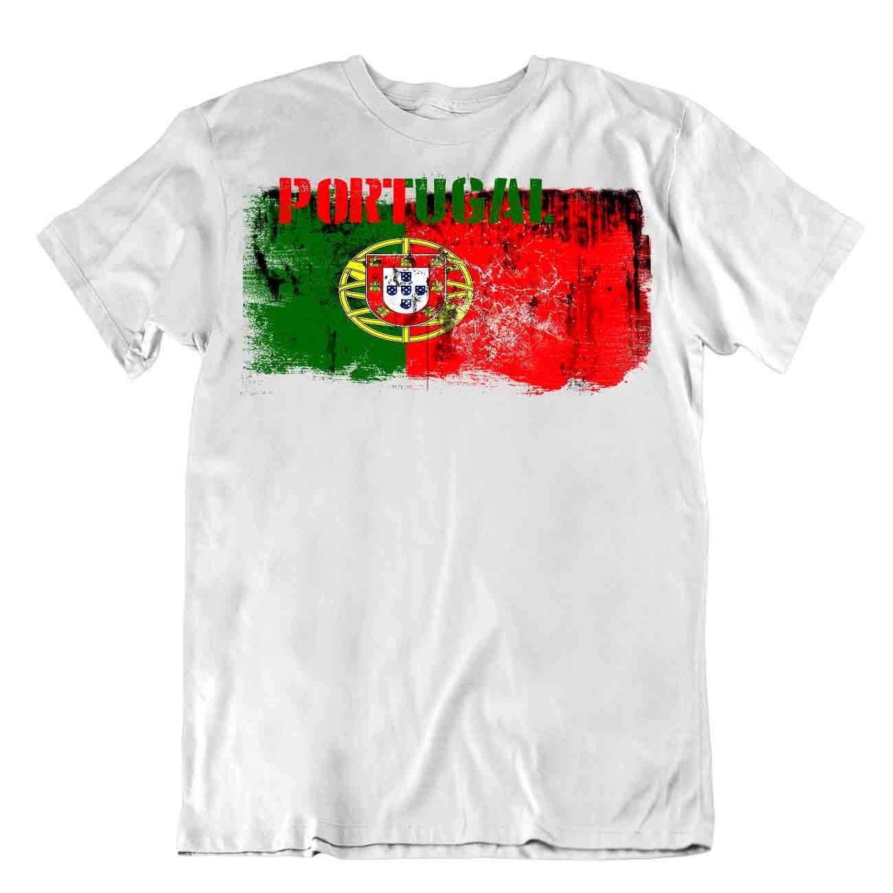 APSRA RETAILPortugal flag Tshirt T-shirt Tee top city map Quinas stunning original gift Casual T-Shirt Half Sleeve Round Neck Printed Men's t shirt