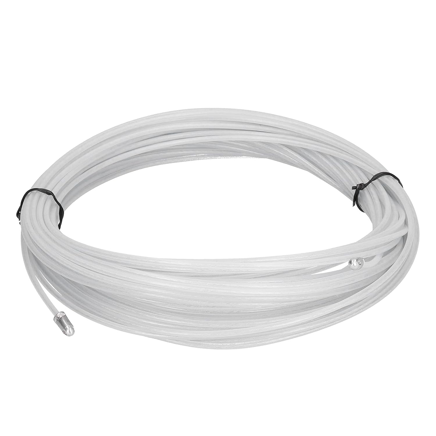 70# Steel Wire Rope, Steel Cable for Mechanical and Electronic Equipment Traction, 30m / 98.4ft High Tensile Strength Wire Rope with Smooth Surface for Lifting and Pulling Applicat