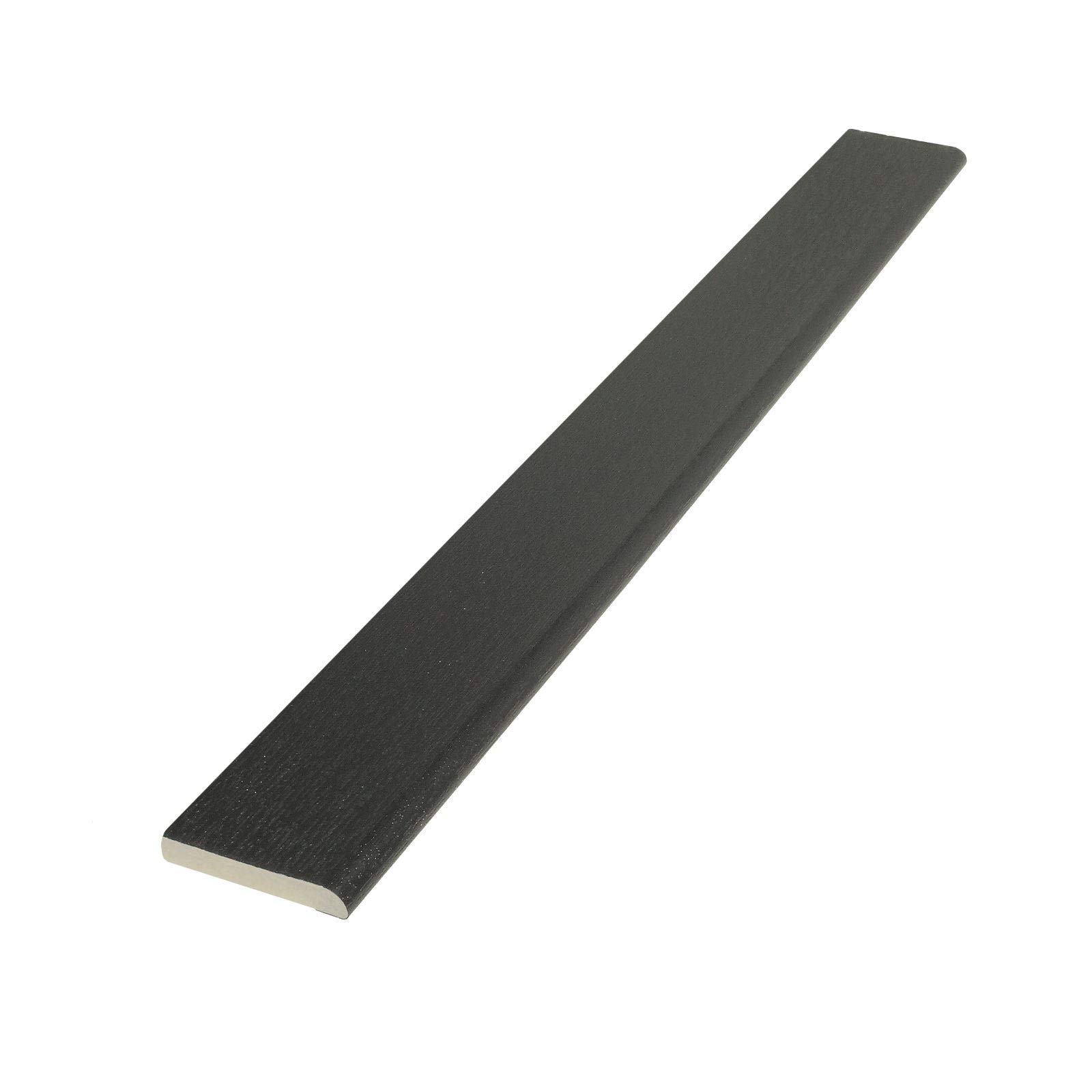 Pencil Round Architrave uPVC Plastic Finishing Trim Moulding (2.5m) - 45mm, Anthracite Grey (Grained)