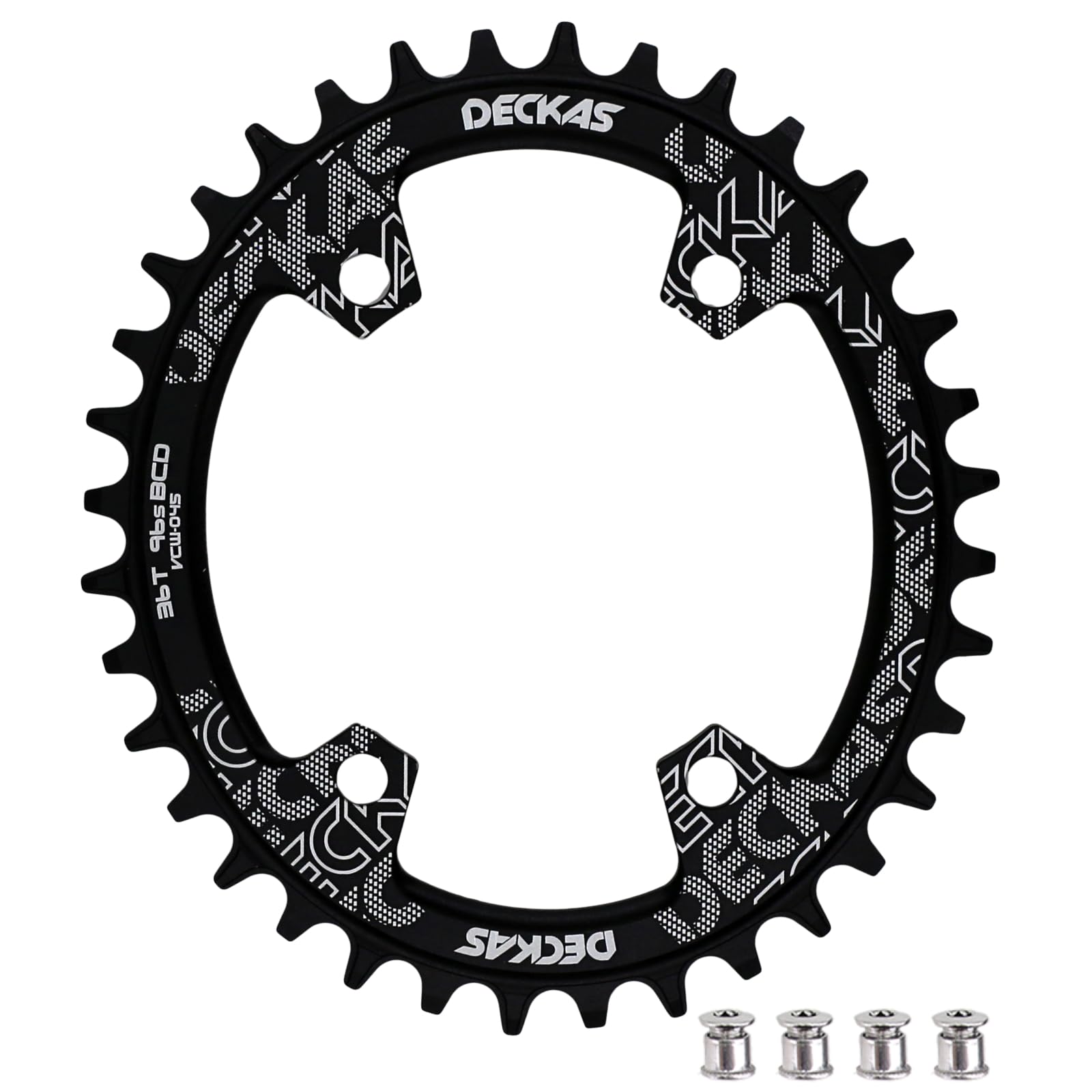 DJC Bike Chainring Asymmetrical 96BCD Narrow Wide Tooth MTB for XT SLX M6000 / M7000 / M8000 / M9000 7/8/9/10/11/12 Speed Aluminum 7075 30T 32T 34T 36T 38T 40T 42T
