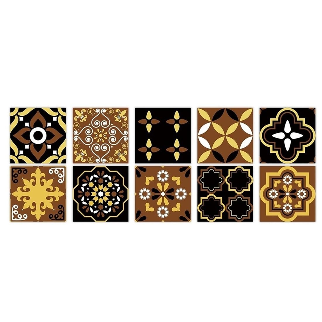 CYWDHFO Self-Adhesive Wall Stickers, Crystal Tile Decor