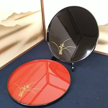 Amazon.co.jp: AE86 輪島塗 組盆 らん図 蒔絵 加賀蒔絵 能作 栞