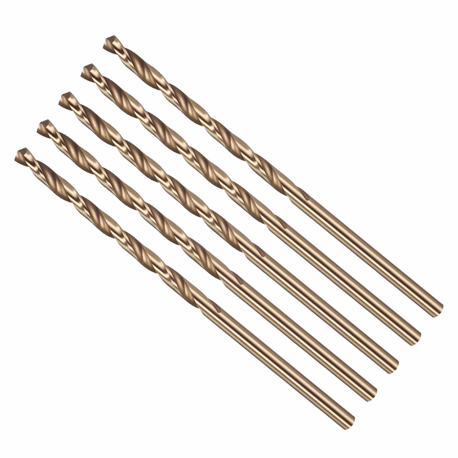 CoCud 2.6mm Drill Bit #37 Cutting Diameter 4341 HSS for Wood 5-Pieces