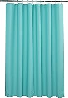 Vista 20 de AmazerBath - Cortina extralarga de plástico de acetato de vinilo polietileno (PEVA) para ducha, 72 x 84 pulgadas, transparente, de alta resistencia