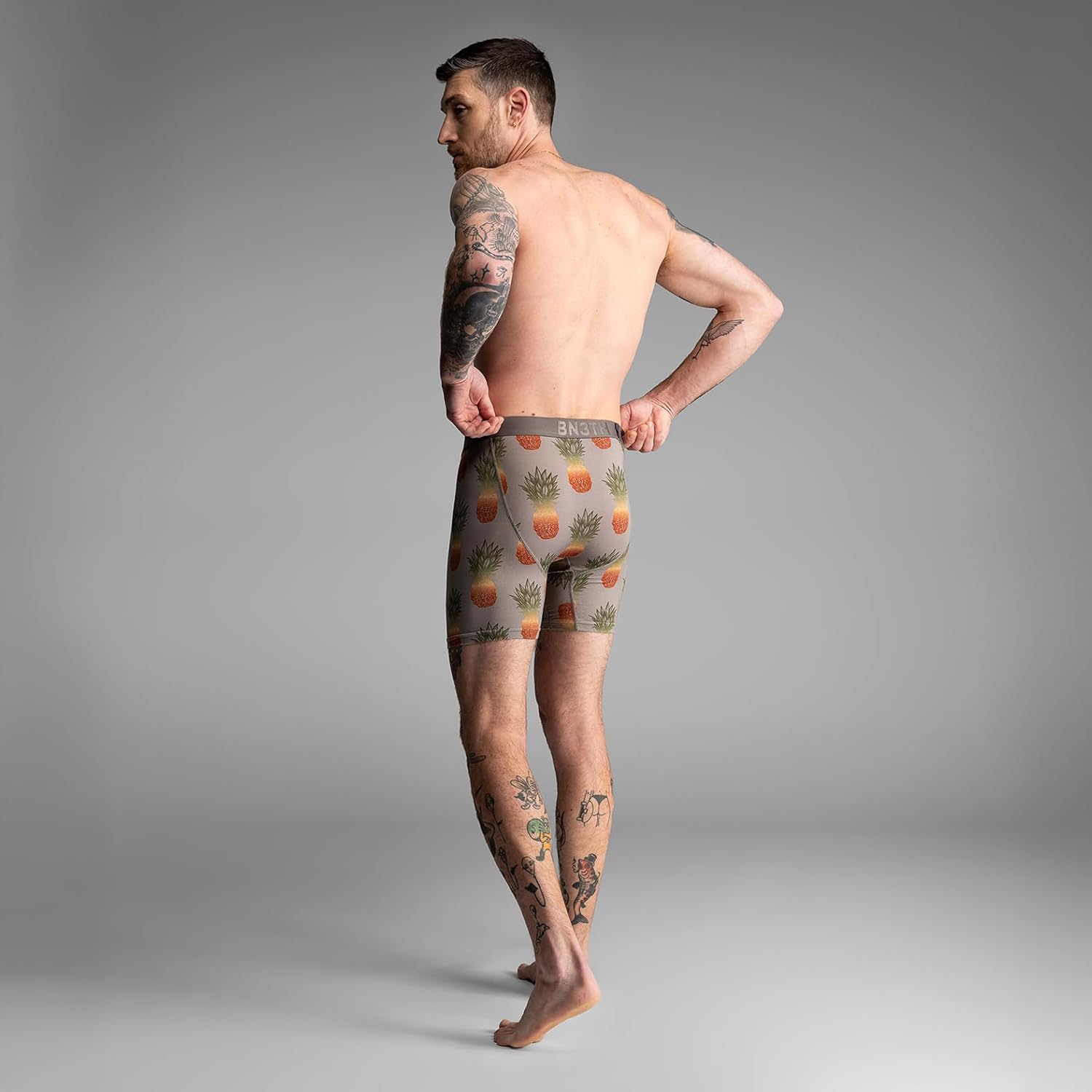 BN3TH Men’s Classic Icon Boxer Briefs with Fly, 3D Pouch, Anti-Chafe, TENCEL Modal, No-Roll Waistband, 6.5” Inseam - Image 3