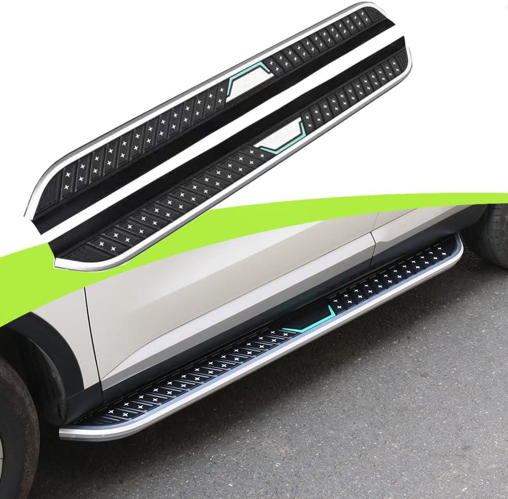 2Pcs Aluminum Running Boards Fixed Nerf Bars Side Steps with Brackets Fit for Honda CRV CR-V 2012 2013 2014 2015 2016 (60)
