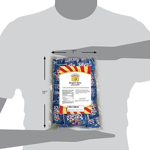 Miniatura 4 de Boost Box Sweets Original Razzles Candy Gum - Paquete de 2 piezas con sabores de frutas surtidos 100 unidades
