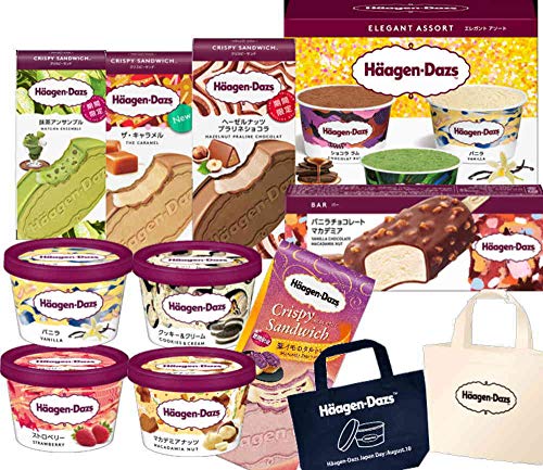 ハーゲンダッツ アイスクリーム アニバーサリーギフトセット 今だけランチトートバッグついてます