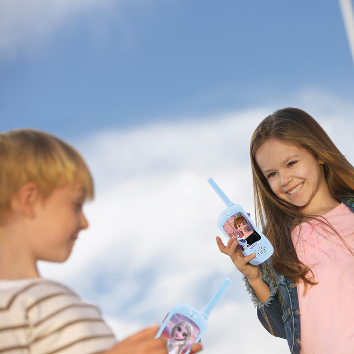 Image secondaire de Talkies-Walkies La Reine des Neiges Lexibook - Communication Enfant, Clip Ceinture, Bleu