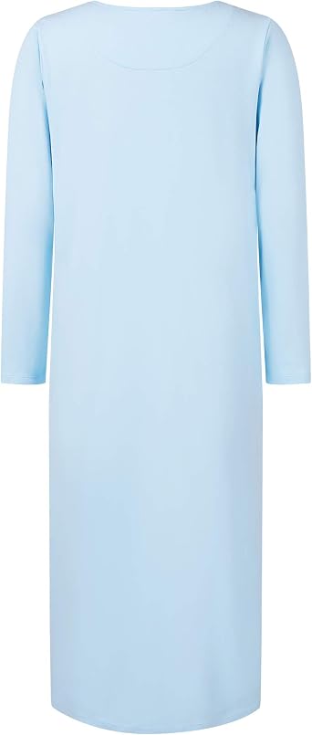 Joyaria Double Brushed 100% Cotton Flannel Nightgown for Women Thick Warm
