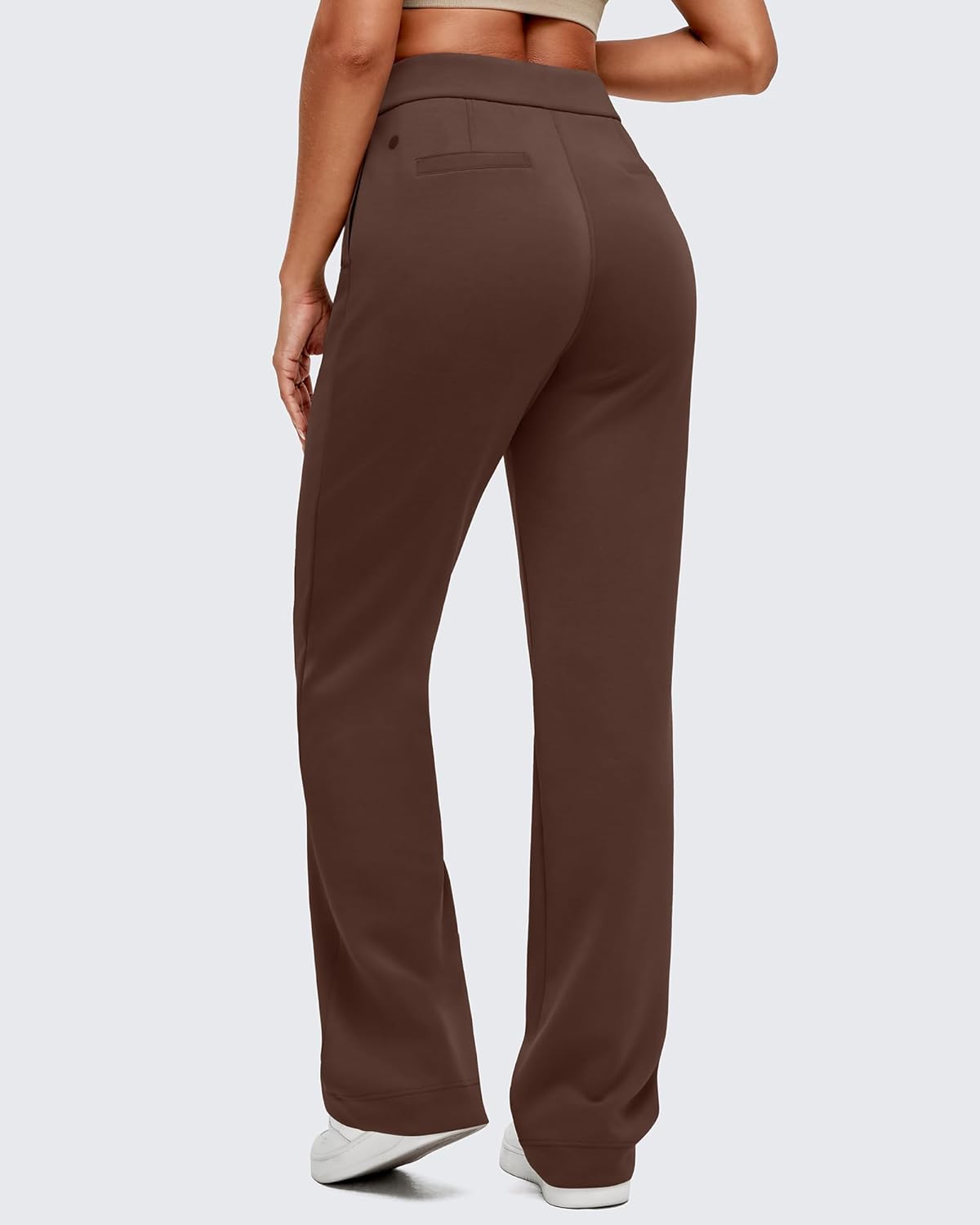 G4Free Smoofit Modal Soft Straight Leg Sweatpants for Women Elastic High Waist Casual Lounge Dress Pants with Pockets