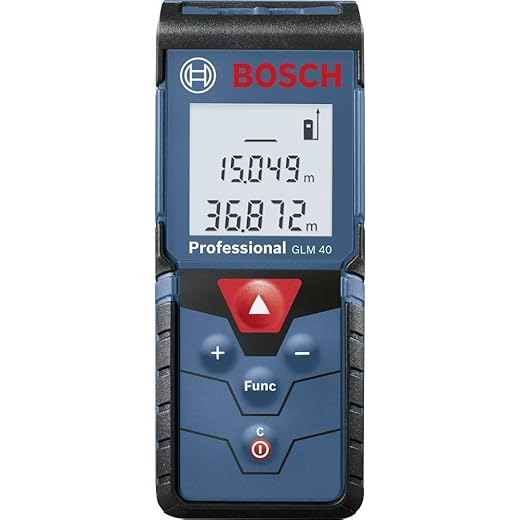 Bosch Trena Laser GLM 40 alcance 40m com bolsa protetora