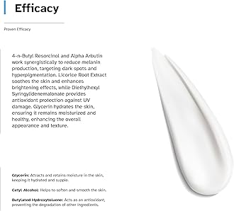 Intense Face Brightening Serum with Butyl Resorcinol & Alpha Arbutin | Non-Comedogenic Formulation To Fade Dark Spots & Achieve Glowing Skin Tone For Women & Men (50ml)