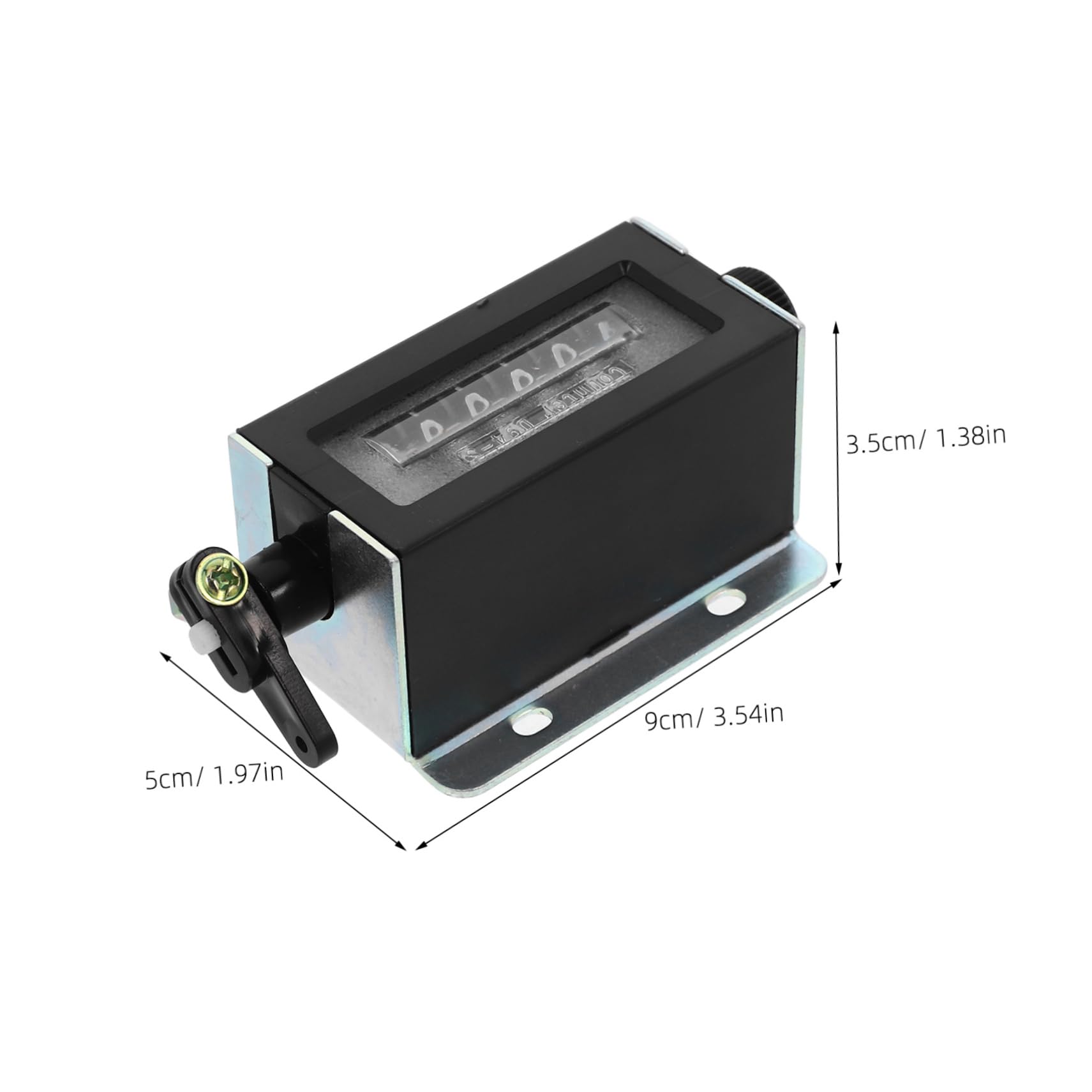 PLAFOPE High Precision Manual Counter Digital Clicker Wall Mounted Punch Golf Hand Press Metal