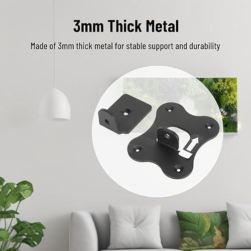 Miniatura 4 de Diyeeni Soportes de pared para altavoz HW-Q900A, HW-Q800A, HW-Q700A Barra de sonido Altavoz envolvente trasero, compatible con altavoz envolvente