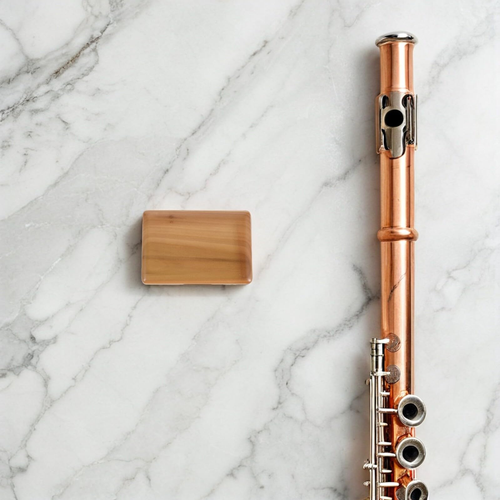 Estuche para Cañas de Bassoon de Madera de Nogal Negro Caja Protectora con Ranuras para Almacenamiento Seguro y Transporte Compacto para Músicos Viajeros