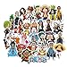 Produktbild Haushele OFD Anime Aufkleber Koffer Gitarre Telefon Aufkleber Skateboard Aufkleber Naruto Mein Held Akademie Sailor Moon Nette Katze Doodle Aufkleber(48 Stück ONE Piece)