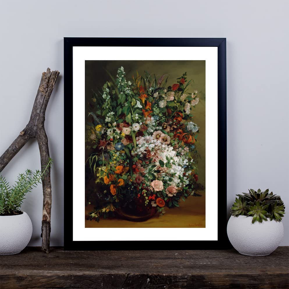 Gustave Courbet Bouquet de fleurs impression murale poster giclée - 3