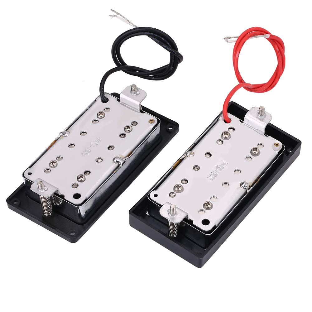 Micros de guitare en métal chromé avec manche et chevalet pour guitares électriques LP
