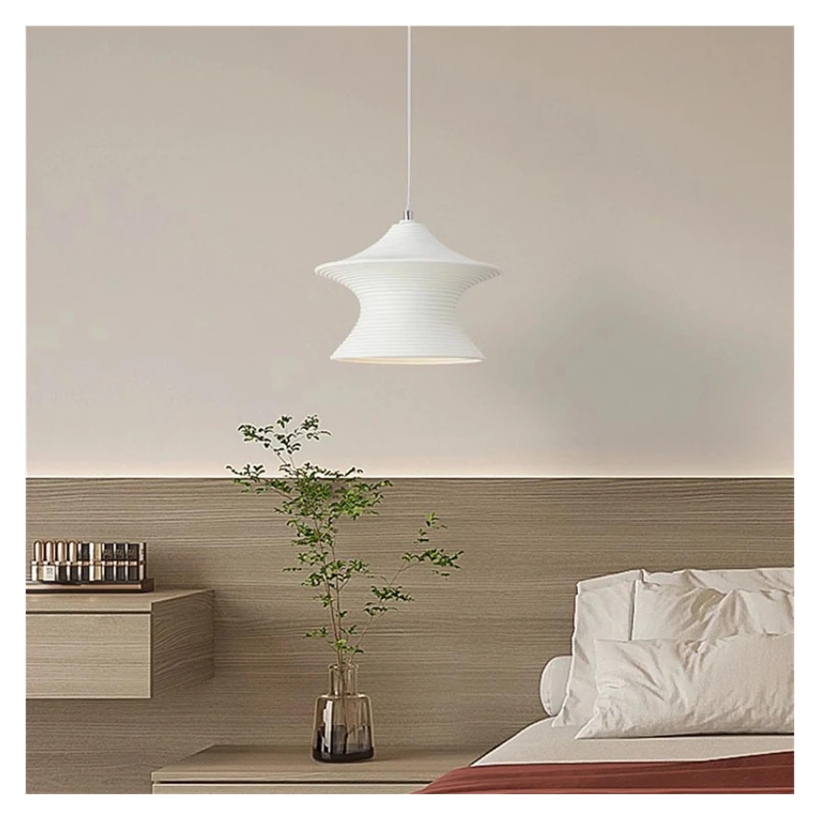 Lustre OVNI LED tricolore en acrylique noir à brancher pour un éclairage sur mesure