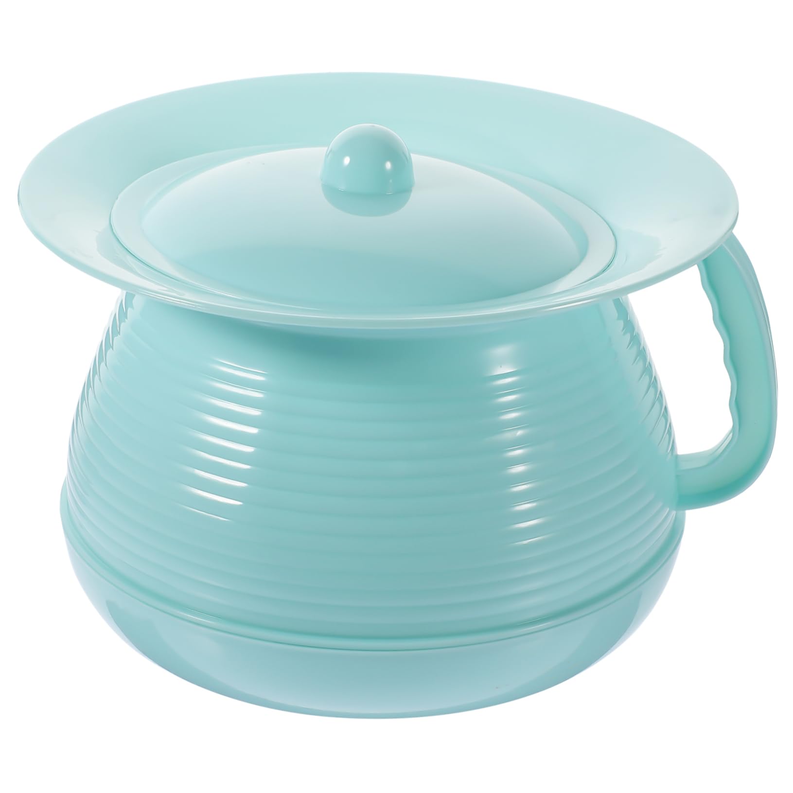 Healeved Vasino Water Bambini in Plastica per Uso Familiare, Orinatoio da Notte con Coperchio Facile da Pulire e Resistente alle Macchie, per Bambini