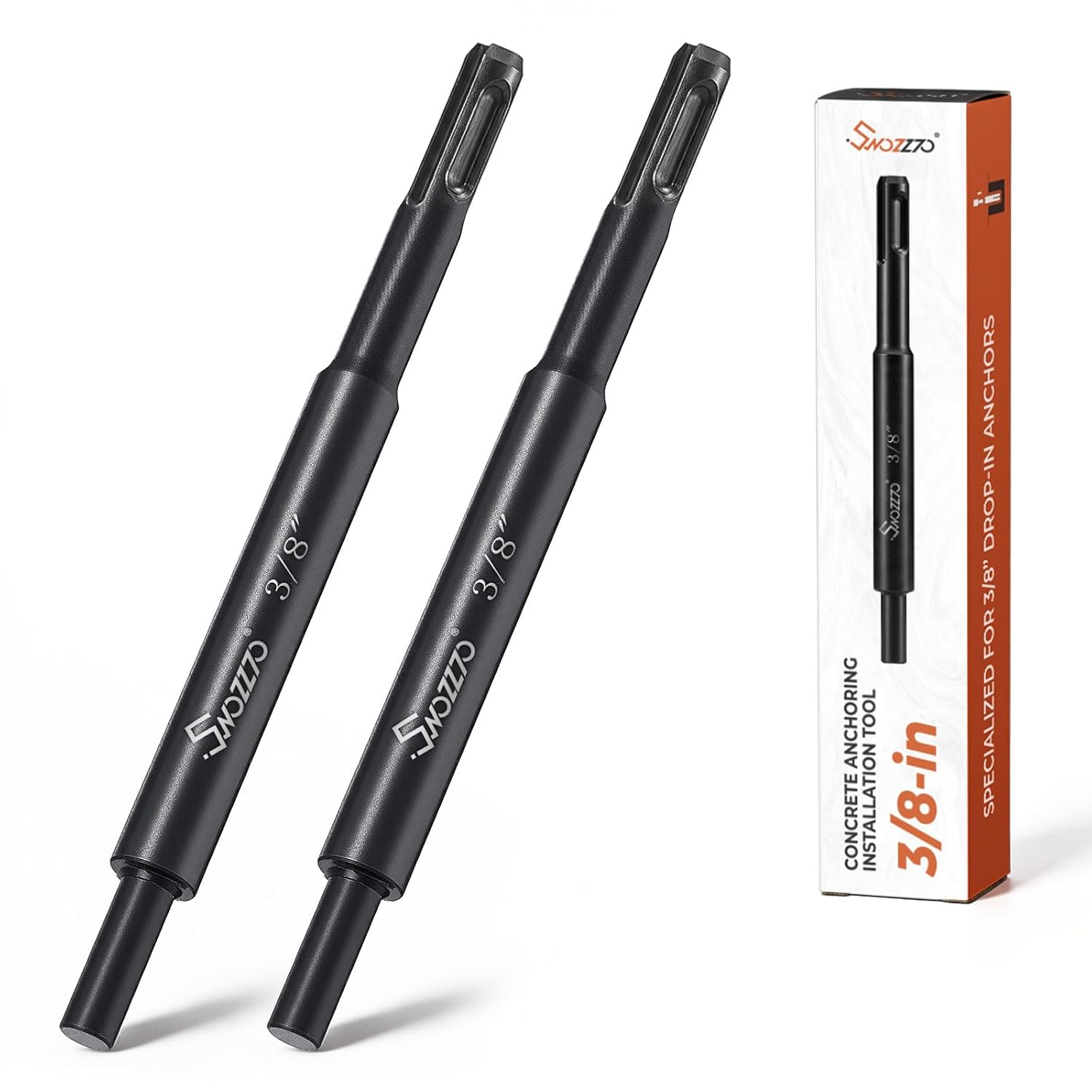 DIABST37-SDS 3/8” SDS-Plus Setting Tool for Anchors,Compatible with Rod DIAB Drop-in Anchor, Sets Drop-ins for Overhead Applications,Concrete Anchor Installation Tool,for Construction Workers（1PC）