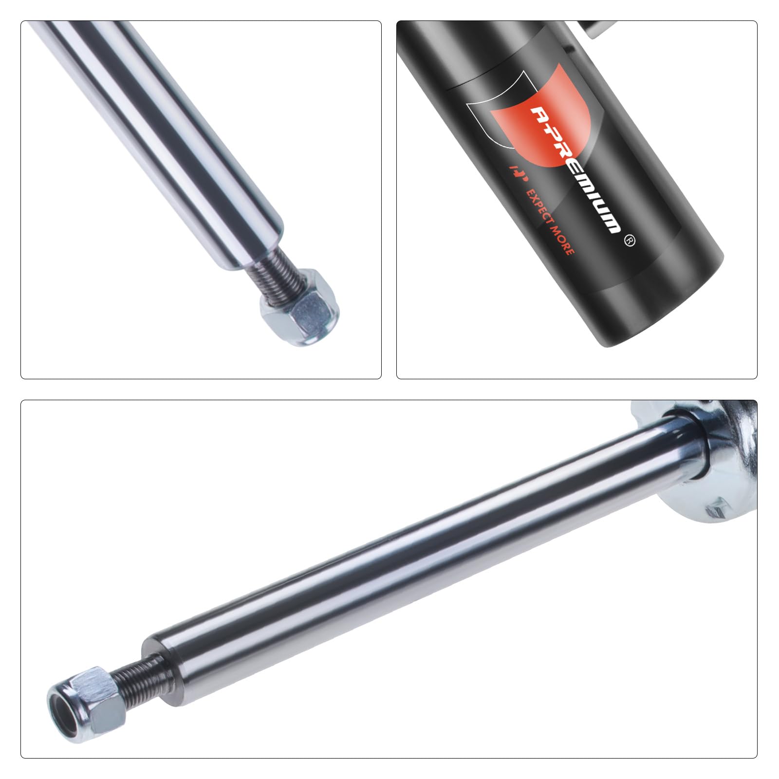 Frankberg 2x Presión del gas del amortiguador Eje Delantero Compatible con C30 533 2006-2012 S40 II 544 2004-2012 V50 545 2004-2010 Sustituir# 30616887