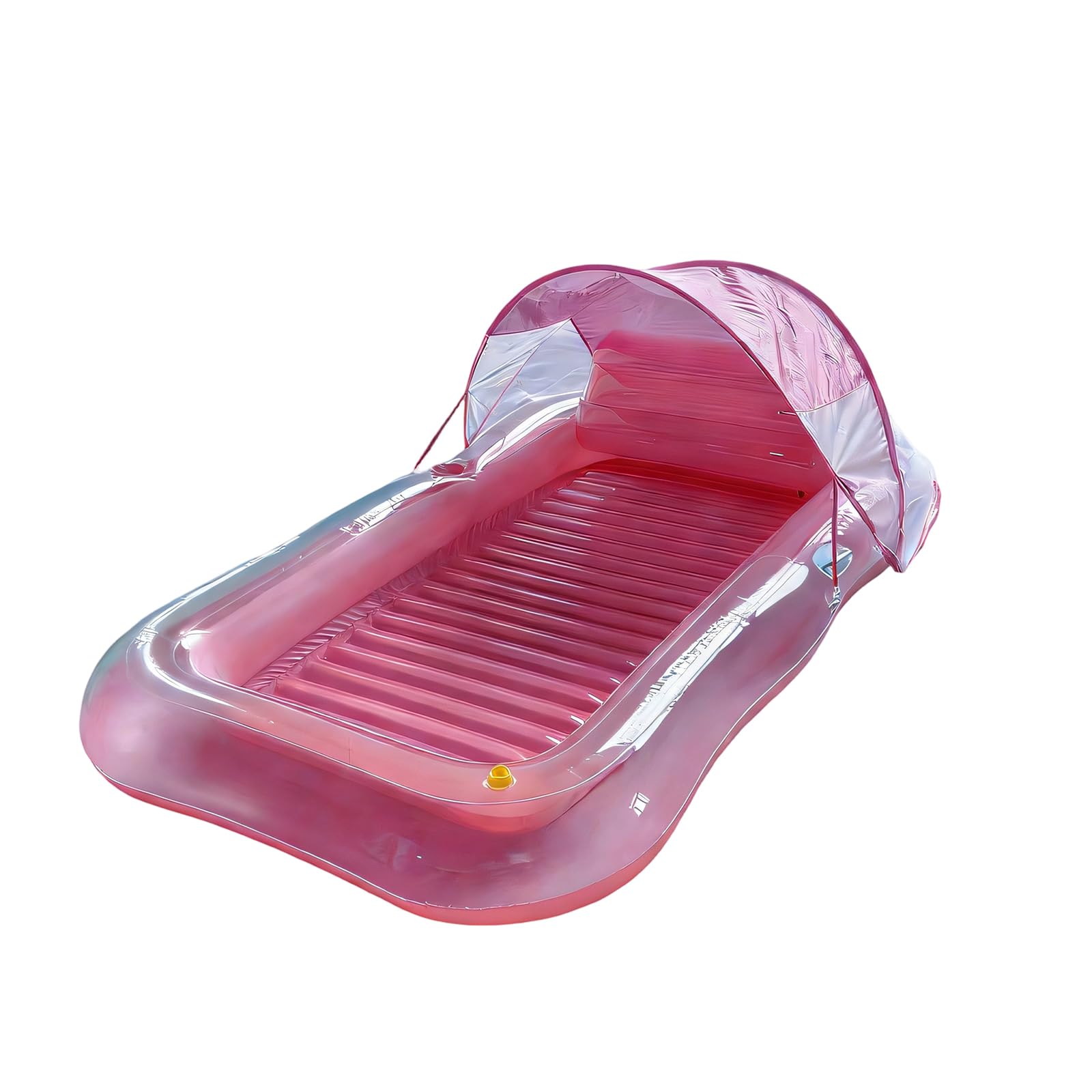 Transat gonflable avec design d'eau pour le confort par temps chaud pendant les bains de soleil en plein air Tapis flottant en PVC