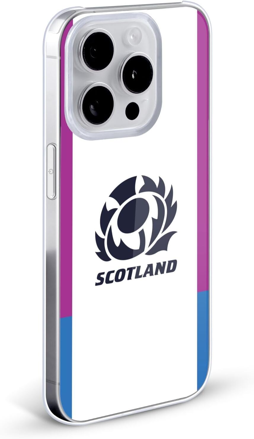 Head Case Designs Officially Licensed Scotland Rugby Away Crest Kit 2021/22 Hard Back Case Compatible with Apple iPhone 14 Pro Max image 2