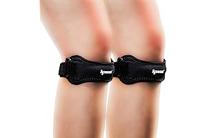 IPOW 2 Pack Knee Pain Relief & Patella Stabilizer Knee Strap